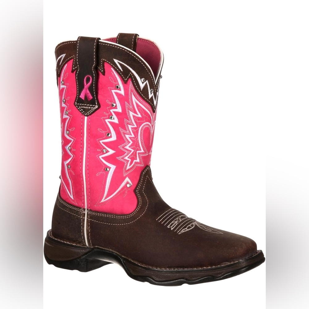 Lady Rebel by Durango Breast Cancer Awareness Boot Size 10